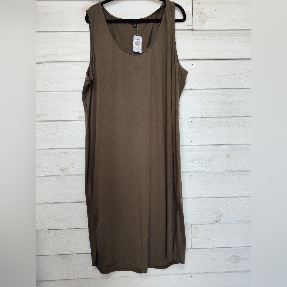 Torrid olive midi dress
